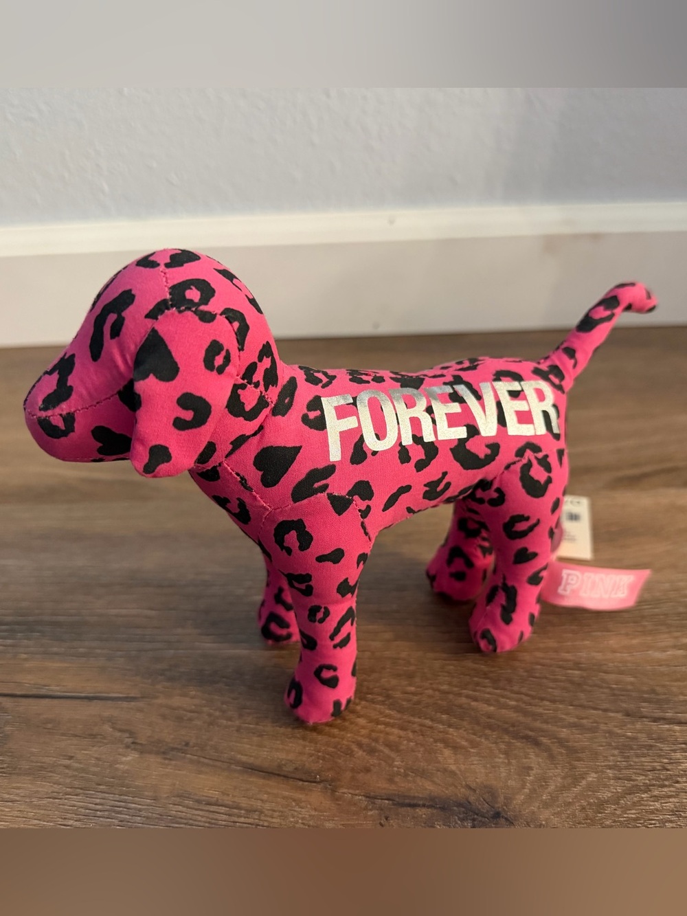 NWT Pink Victoria’s Secret Leopard Print Dog - Picture 3 of 6